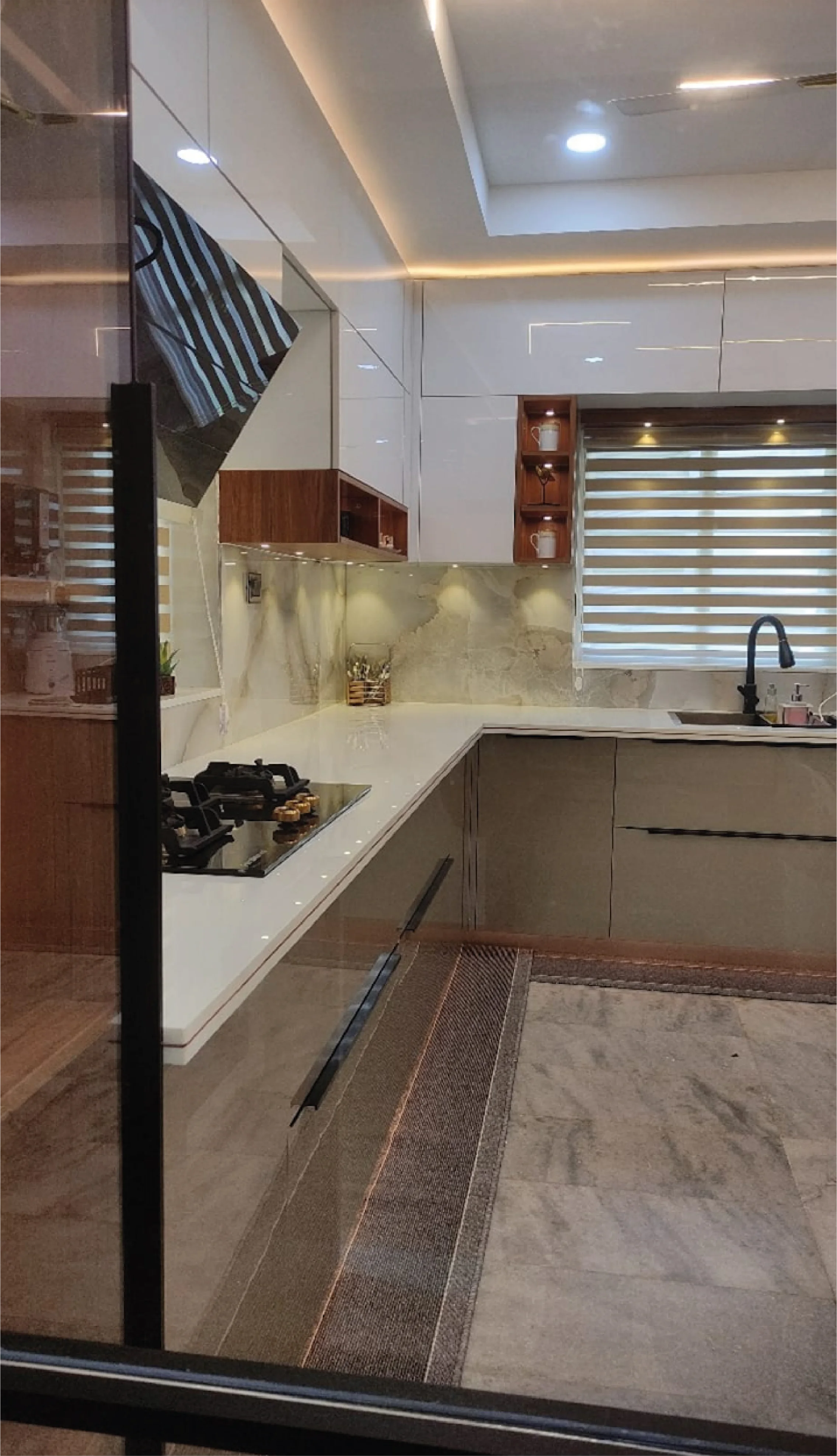 Bespoke modular kitchen cabinets and countertops