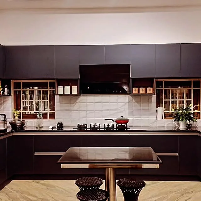 Modern balcony glass partition and sliding doors